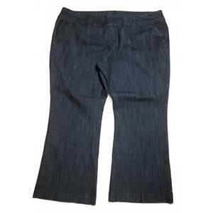 Maurices Dark RInse High Rise Denim Bootcut Pants Size 26R